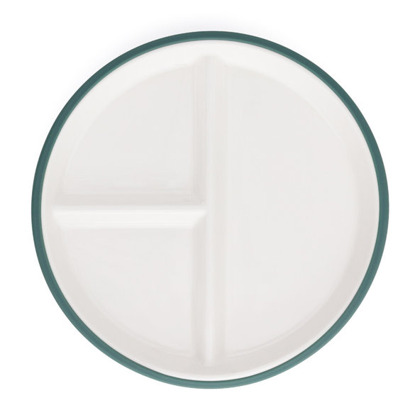 PETITE&MARS Talíř keramický se silikonovým obalem Misty Green