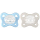 Chicco dudlík Physio Dual Soft silikonový kluk 2–6 m 2 ks