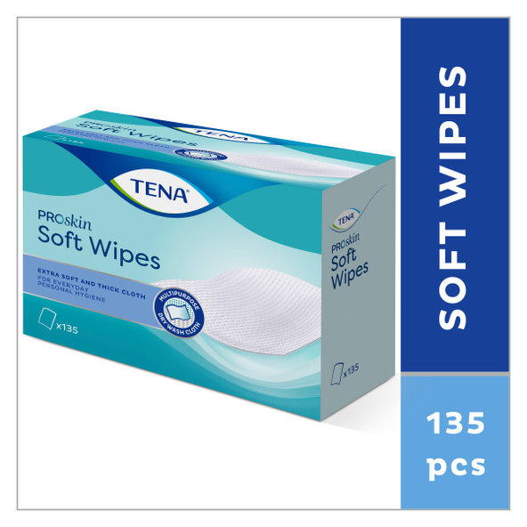 TENA Soft Wipe jemné utěrky 135 ks