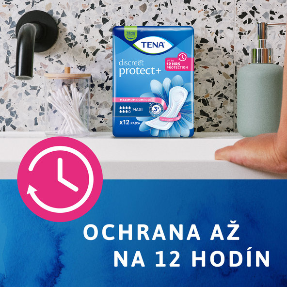 TENA Lady Protect+ Maxi inkontinenční vložky 6 ks