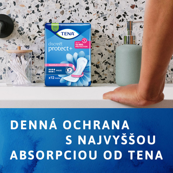 TENA Lady Protect+ Maxi inkontinenční vložky 6 ks