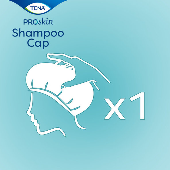 TENA Shampoo Cap čepice na mytí vlasů 1 ks