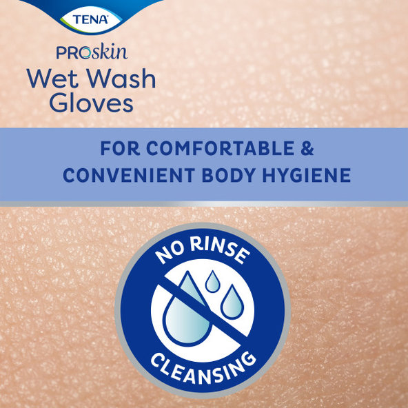 TENA Wet Wash Glove vlhčené rukavice 8 ks