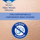 TENA Wet Wash Glove vlhčené rukavice 8 ks
