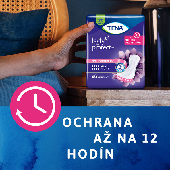 TENA Lady Maxi Night inkontinenční vložky 6 ks