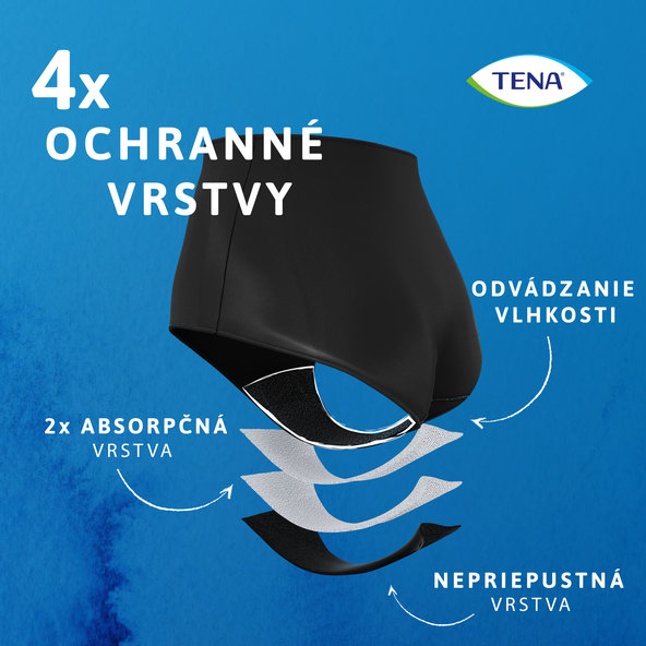 TENA Washable Underwear Female L pratelné absorpční kalhotky 1 ks