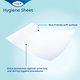 TENA Hygiene Sheet jednorázová plachta 140x80 cm 100 ks