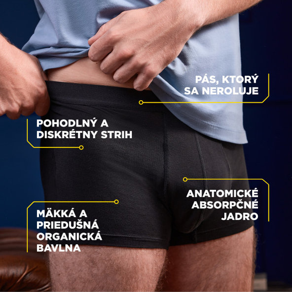 TENA Men Protective Boxer L pratelné inkontinenční boxerky 1 ks