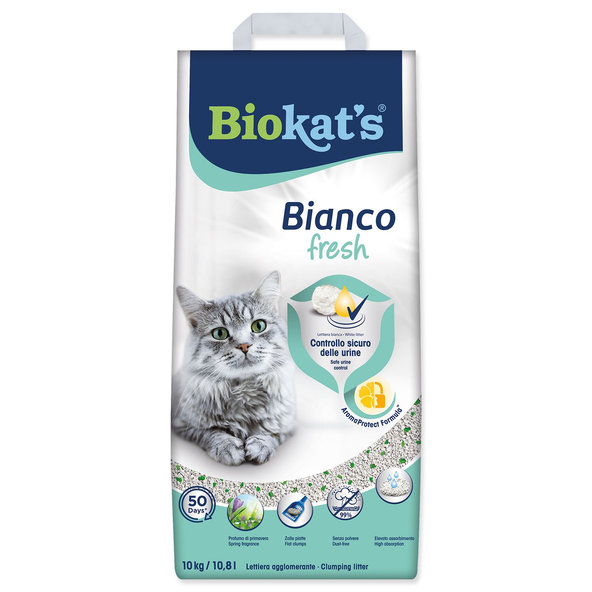 Biokat's podestýlka Bianco Fresh Control 10 kg