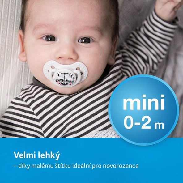 LOVI Wild Soul Dudlík MINI chlapecký 0–2 m 2 ks