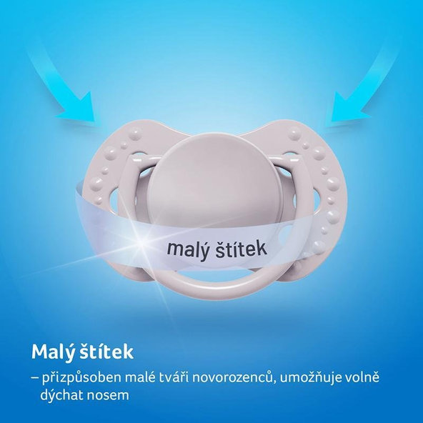 LOVI Wild Soul Dudlík MINI chlapecký 0–2 m 2 ks