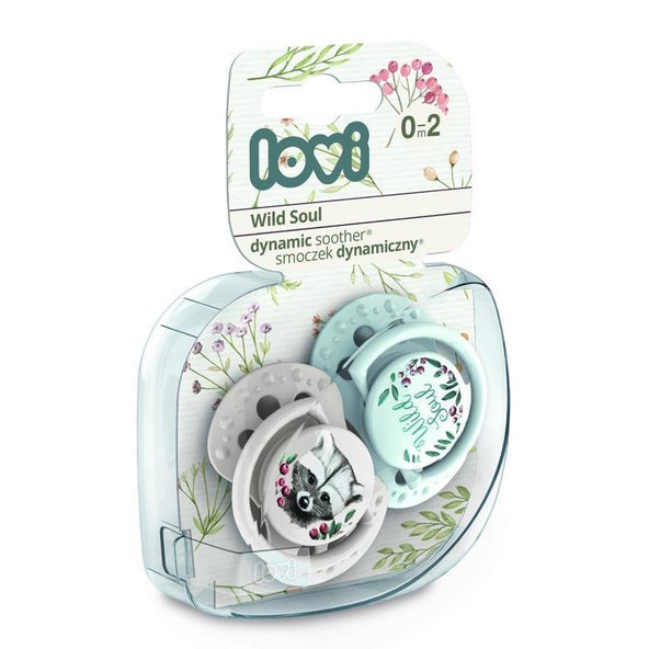LOVI Wild Soul Dudlík MINI chlapecký 0–2 m 2 ks