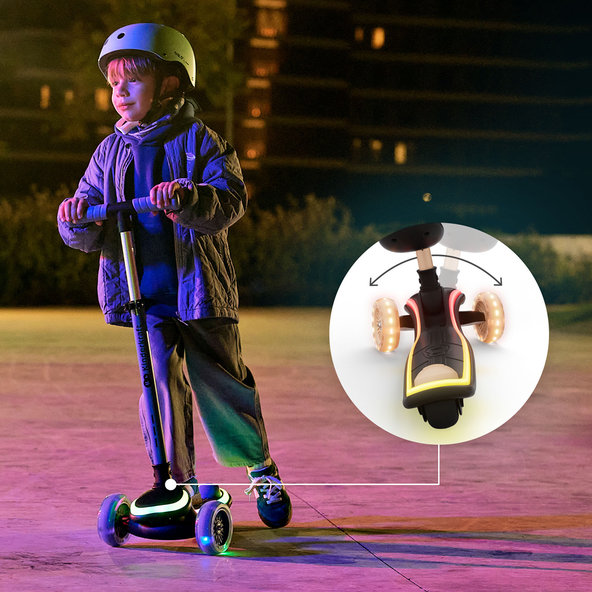 Kinderkraft koloběžka a odrážedlo 2v1 Raket Up Beige