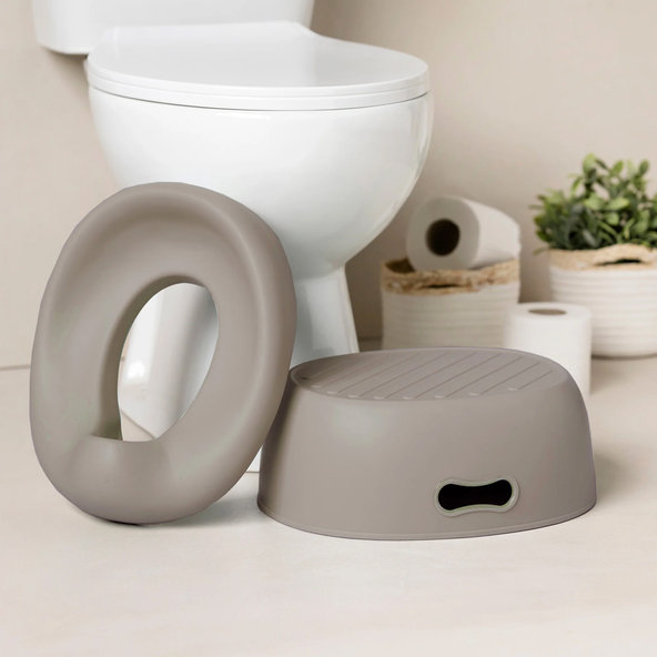 NATTOU Nočník učící 3v1 Potty Taupe