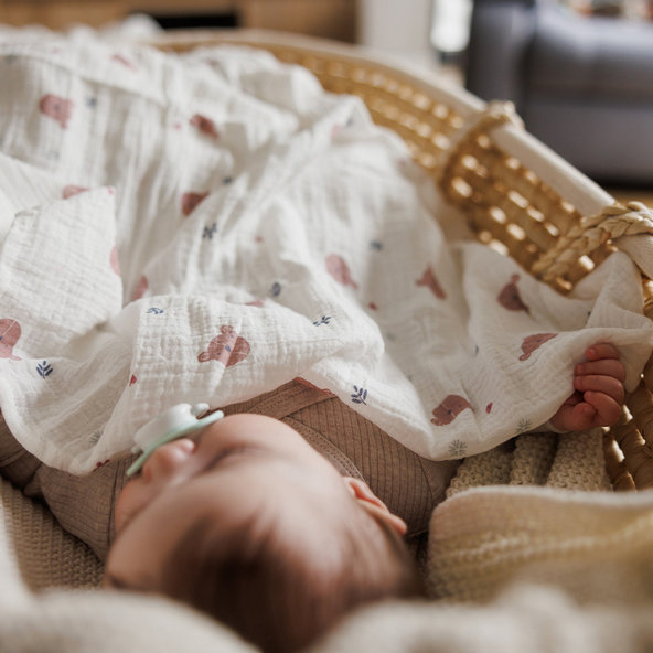 Babyono Super Soft mušelínové pleny 70×70 cm hnědá 3 ks