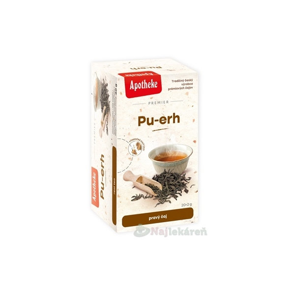 APOTHEKE Premier Pu-erh pravý černý čaj 20x2 g