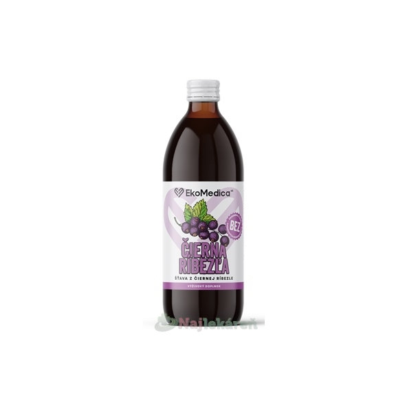 EkoMedica SK Černý Rybíz šťáva 500 ml