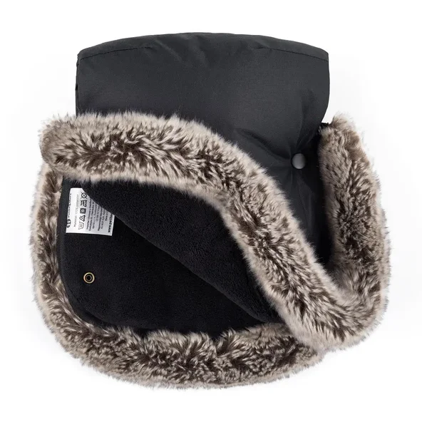 PETITE&MARS Set fusak Arctic 4v1 + rukavice Furry Forever Black
