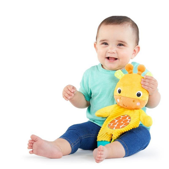 Bright Starts hryzačka Snuggle & Teethe žirafa 0m+