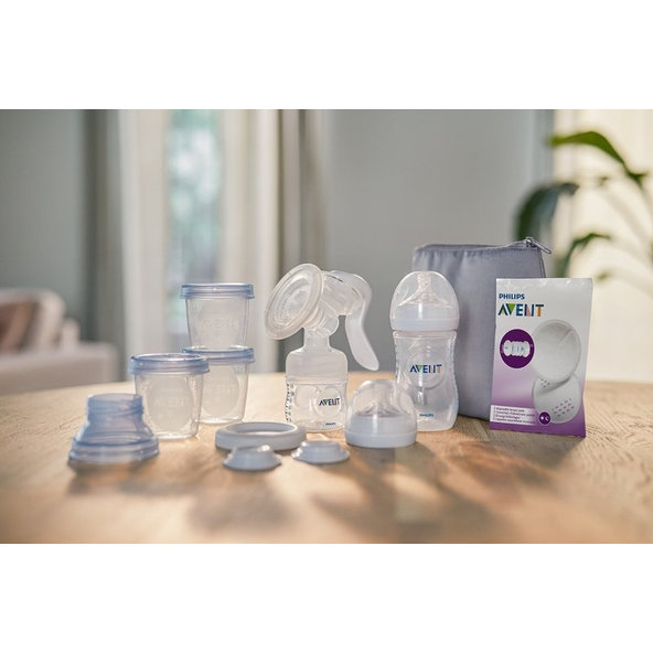 Philips AVENT manuální odsávačka mléka startovací sada