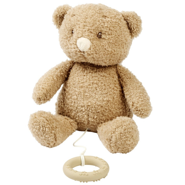 NATTOU Hračka plyšová hudební Teddy medvídek 24 cm 0 m+