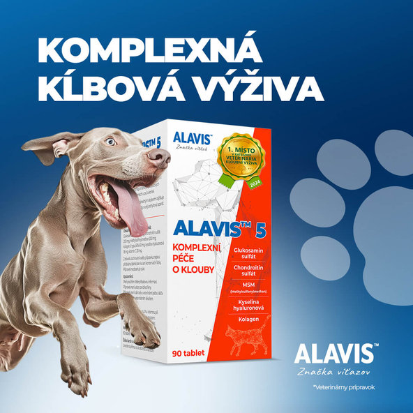ALAVIS 5 kloubní výživa pro psy a kočky 90 tablet