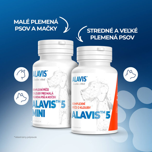 ALAVIS 5 kloubní výživa pro psy a kočky 90 tablet