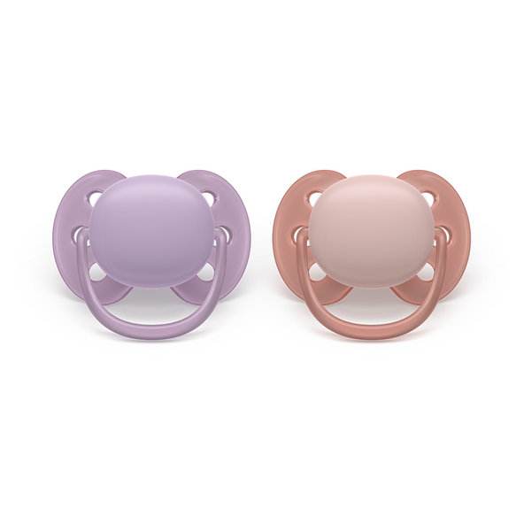 Philips AVENT Dudlík Ultra soft holka 6-18 m 2 ks