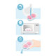 Philips AVENT Dudlík Ultra soft holka 6-18 m 2 ks
