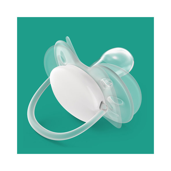 Philips AVENT Dudlík Ultra soft neutral 6-18 m 2 ks