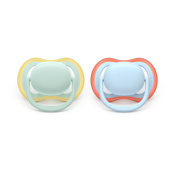 Philips AVENT Dudlík Ultra air 0-6 m modrý/zelený 2ks