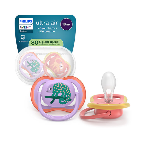 Philips AVENT DUDLÍK Ultra air 18+m dívka 2ks