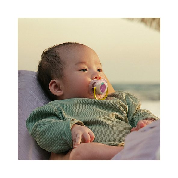 Philips AVENT Dudlík Ultra air obrázek 0-6m dívka 2ks
