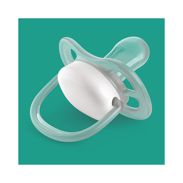 Philips AVENT Dudlík Ultra air s obrázkem 6-18 m neutral 2ks