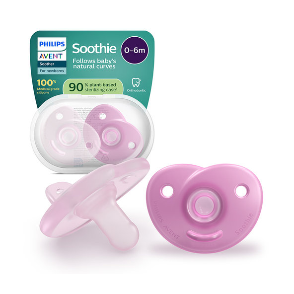 Philips AVENT Dudlík Soothie holka 0-6m 2 ks