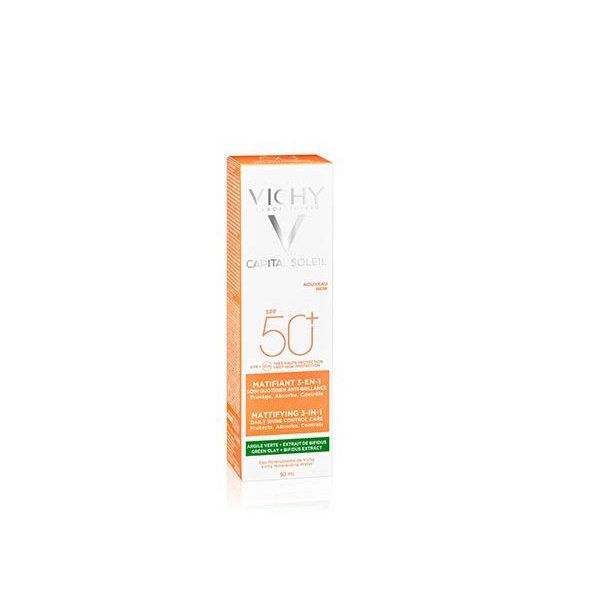 VICHY Capital Soleil SPF50+ zmatňující krém 3v1 50 ml