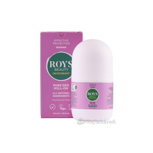 ROYS Beauty Pure Deo Woman přírodní roll-on 50 ml
