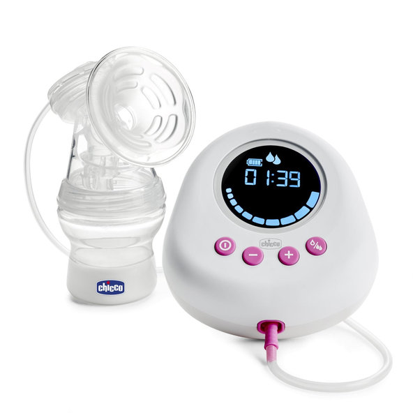 CHICCO elektronická odsávačka mateřského mléka Single Pink