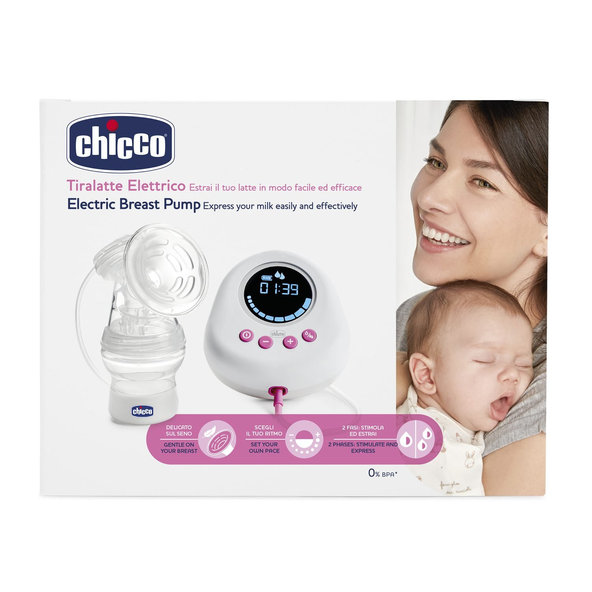 CHICCO elektronická odsávačka mateřského mléka Single Pink