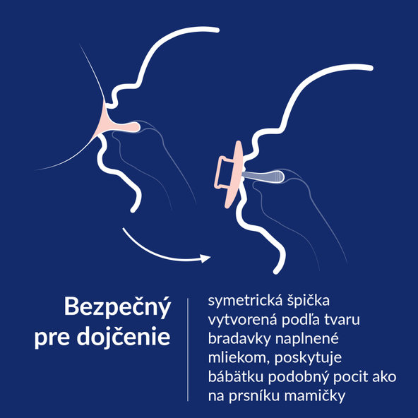 LOVI Prime Dudlík dynamický silikonový svítící Ivory/Blush 6–18 m 2 ks