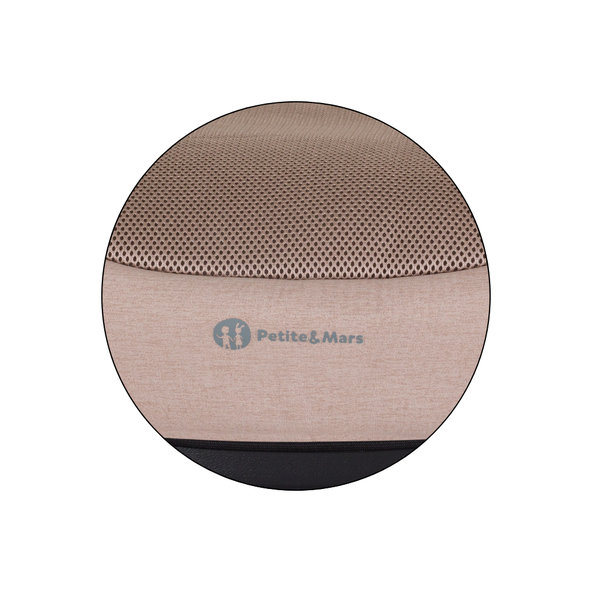 PETITE&MARS Podsedák Optimus Pro i-Size Air Tan Brown 125–150 cm