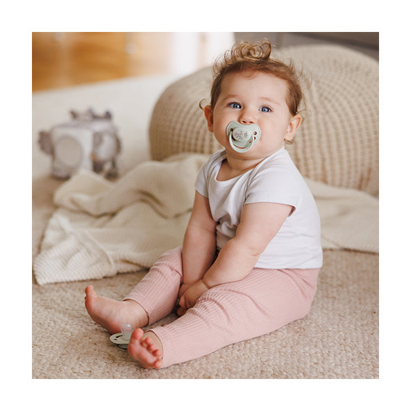 Babyono silikonové anatomické dudlíky 6–18 m 2 ks