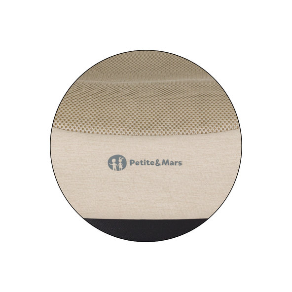 PETITE&MARS Podsedák Optimus Pro i-Size Air Sage Beige 125-150 cm