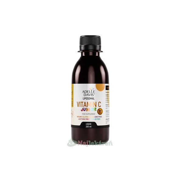 Adelle Davis Lipozomální VITAMÍN C Junior mango 200 ml