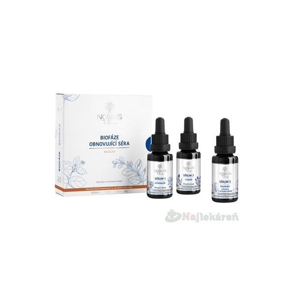 Nobilis Tilia Biofáze Bazalka obnovující séra 3x20 ml