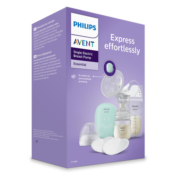 Philips AVENT Essential elektrická odsávačka mléka SCD323/20