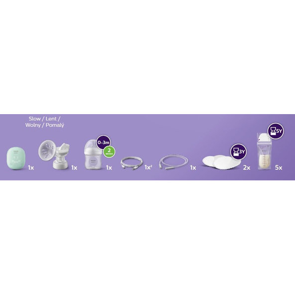 Philips AVENT Essential elektrická odsávačka mléka SCD323/20