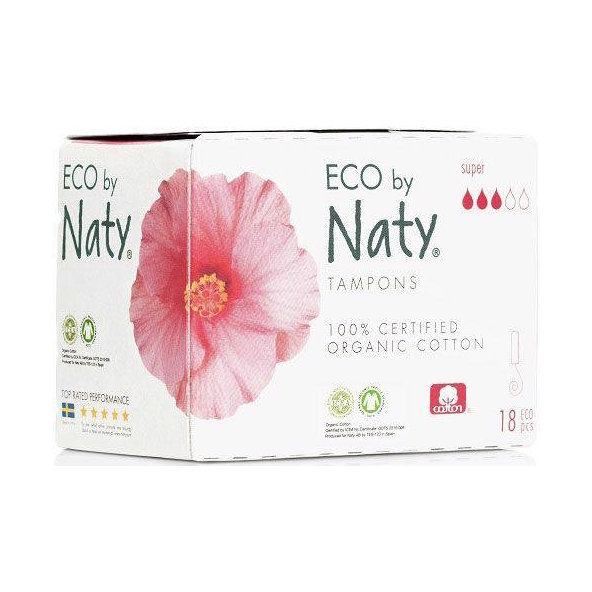 Eco by Naty dámske tampóny Super 18 ks