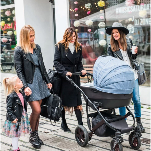 Babyono Coco přebalovací taška černá