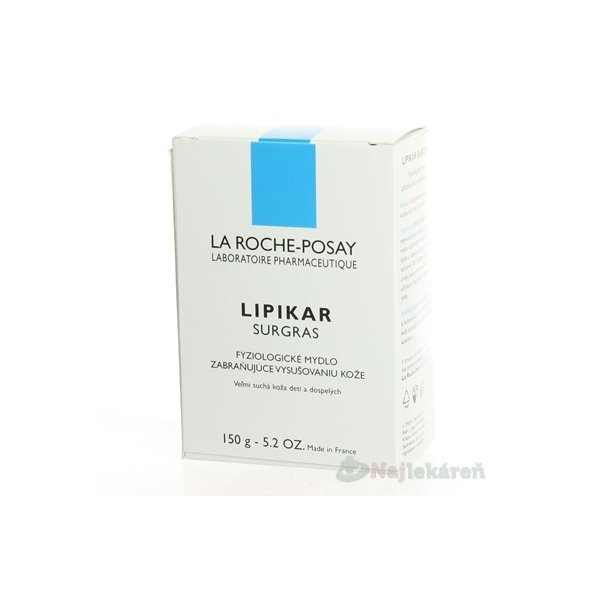 La Roche-Posay Lipikar Surgras mýdlo 150 g